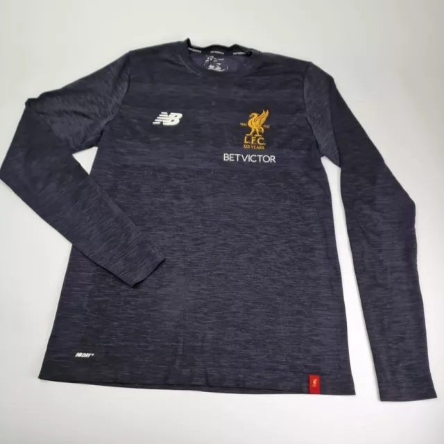Herren Liverpool 2017 Langarm schwarz T-Shirt 125 Jahre Jubiläum - Medium