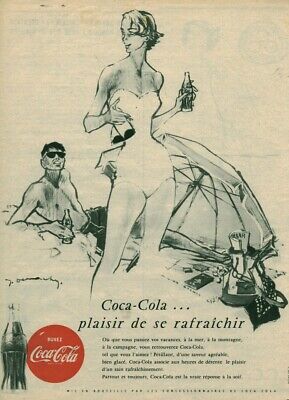 Publicité ancienne Coca-Cola 1961 issue de magazine
