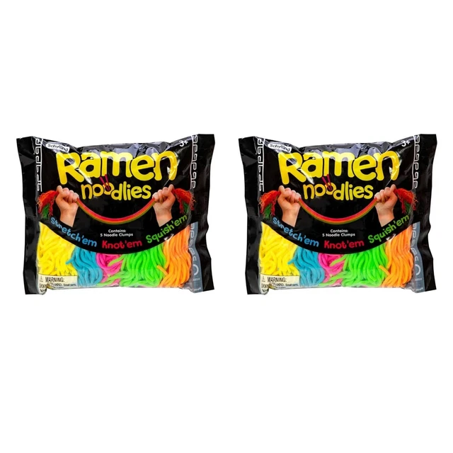 Fideos Ramen NEE DOH Cuerdas Alivio del Estrés Sensorial - PAQUETE DE 2
