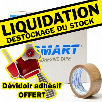 Scotch LOTS 36 ROULEAUX SCOTCH BRUN MARRON EMBALLAGE CARTON RUBAN ADHESIF 48mm x 70 M 