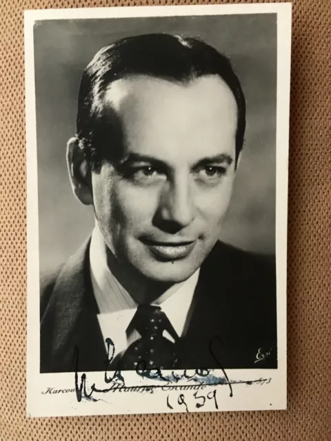 Maurice Escante ( Autographe 0riginal)