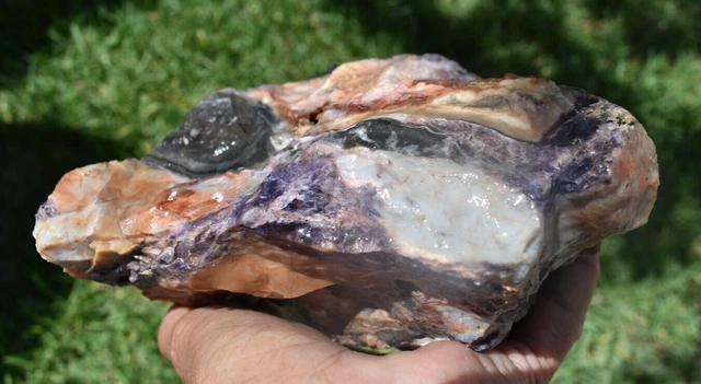 3.80 LB  TIFFANY STONE ROUGH, BERTRANDITE, OPALIZED FLUORITE  Utah (RWW)
