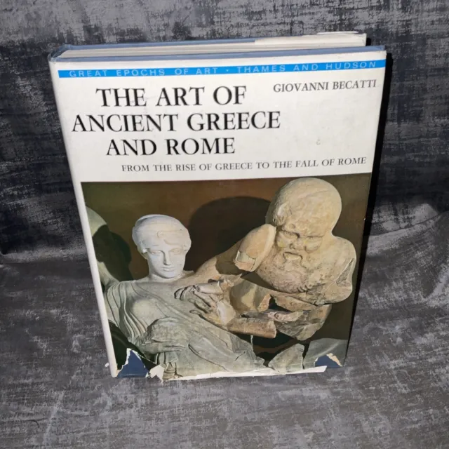 The Art Of Ancient Greece & Rome By Giovanni Becatti DJ HB 1968 Thames & Hudson