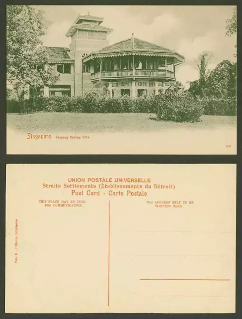 Singapore Old Postcard The Tanjong Katong Villa Malaya Malay Straits Settlements