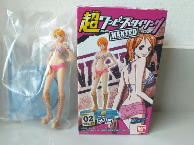 Anime Manga One Piece NAMI Figure Model Super Styling Wanted Collection Bandai