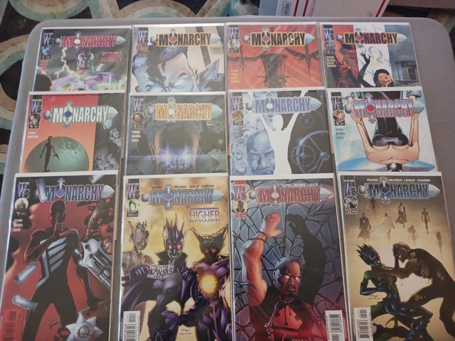 The Monarchy #1-12 Wildstorm DC  2001  Complete Set Run Lot Comics