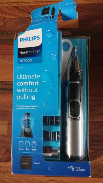 Recortadora de pelo nariz Philips Ultimate Comfort NT3000 totalmente nueva