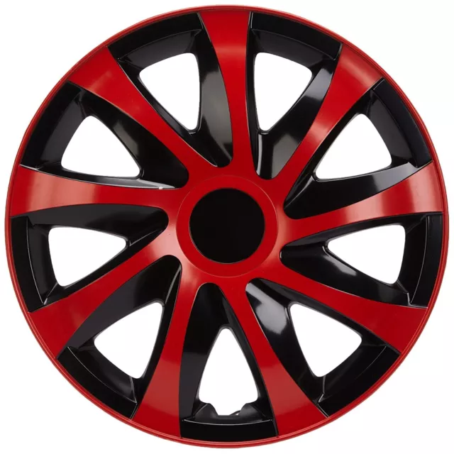 14'' Wheel Trims Covers Hub Caps 4pcs Universal 14 inch Red Solid Very Resistant