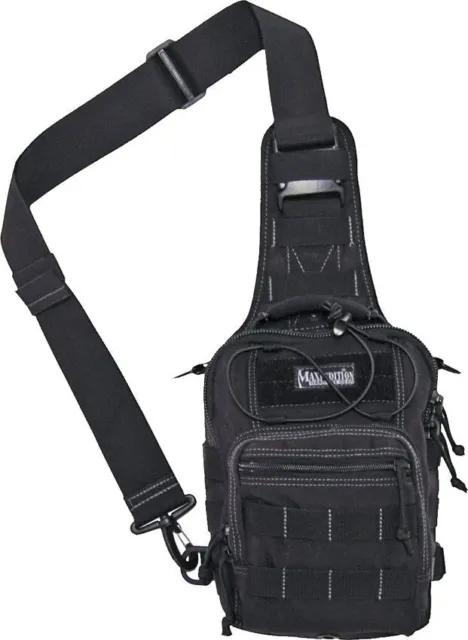 Maxpedition Black Remora Gearslinger Backpack Bag - 0419B