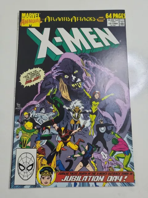 Uncanny X-Men #13 Annual Vol 1 (Marvel, 1989) Key Atlantis Attacks NM
