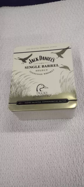 2010 Ducks Unlimited Jack Daniel's Single Barrel Select Tin ONLY