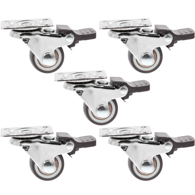 Rotelle Poliammide 125mm Con Bloccaggio - Portata 600kg, Acciaio Inox - Foto 6