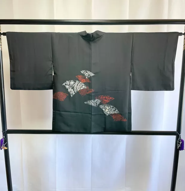 Vintage Japanese Haori Jacket - Antique Haori Silk Kimono Jacket