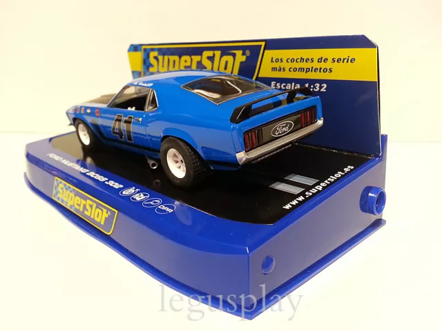 Slot scx scalextric superslot H3613 Ford MUSTANG Boss 302 1969 Ed. Hinchcliff 3