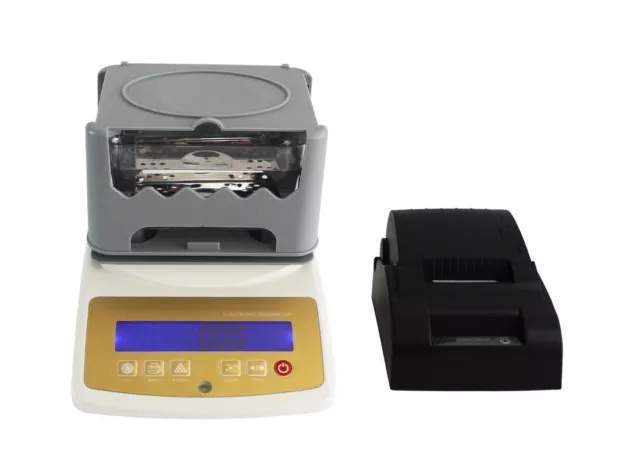 600g Gold Purity Testing Machine Precious Metal Tester 0.001g/cm3 +Printer