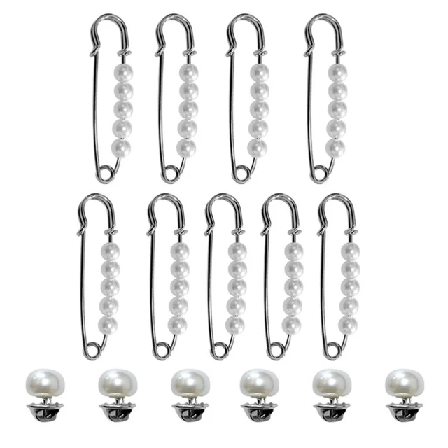 15 Pcs Scarf Brooch Pin Pin Change Artifact Mejuri Jewelry Pearl Decor Sweater