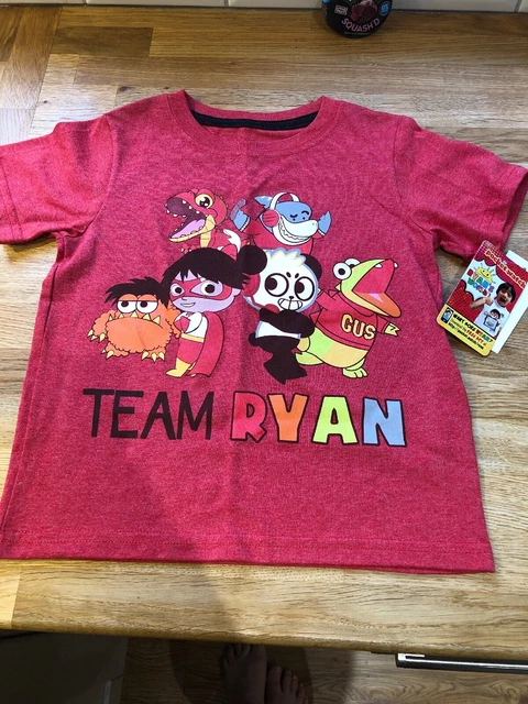 RYANS TOY REVIEW, Ryan's World tshirt 3T Age 2-3 PicClick UK