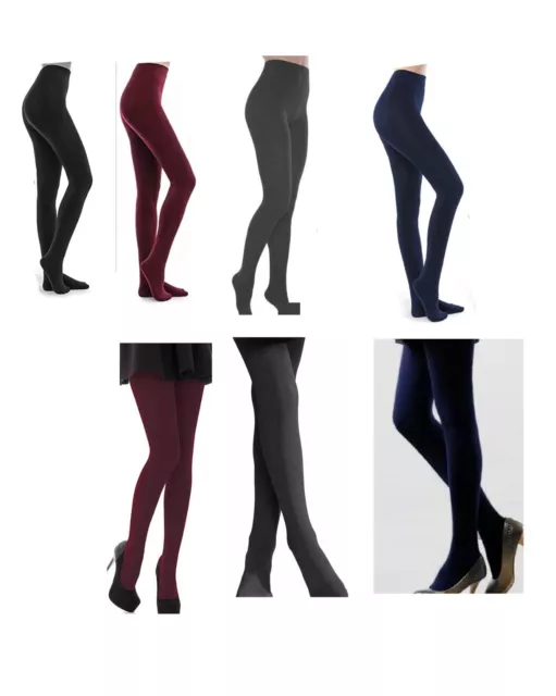 Womens 80 Denier Thick Coloured Winter Fancy Patterned Tights One size 8-14  UK 