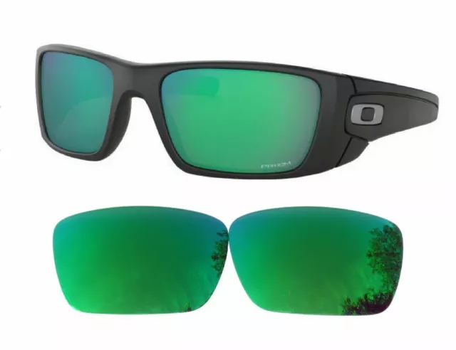 Galaxy Lentes de Repuesto para Oakley Fuel Cell Gafas de Sol Verde Polarizado