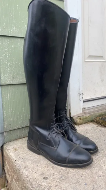 Equistar Size 7.5 Black Tall Riding Boots 