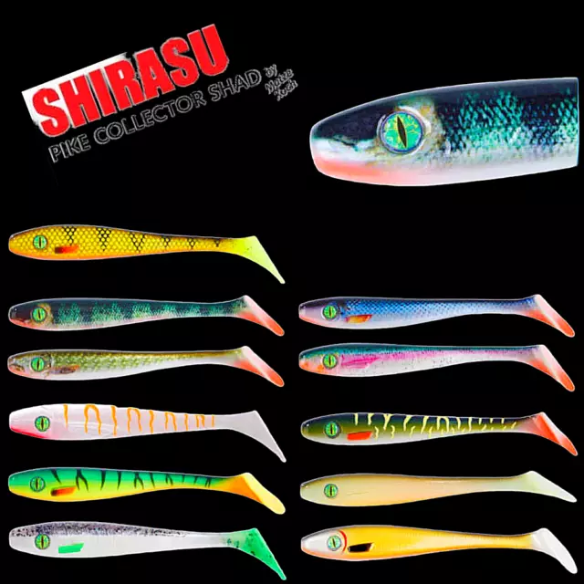 Balzer Shirasu Pike Collector Shad Matze Koch Big Bait Gummifisch Köder Hecht