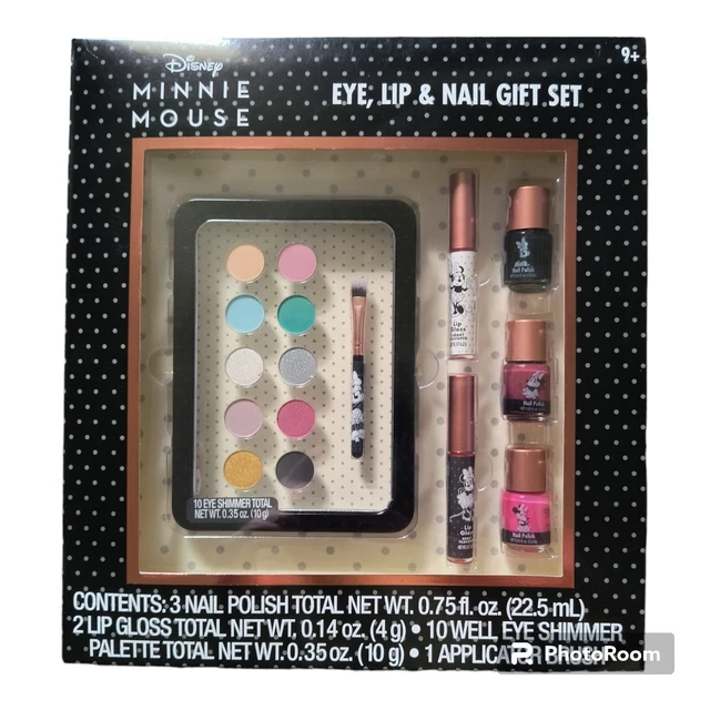 Disney Minnie Mouse Eye Lip & Nail Gift Set Kids 7 Piece by Centric Beauty