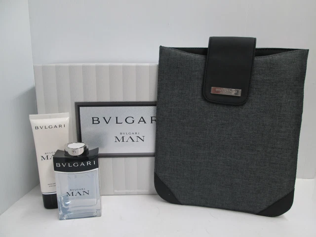 " BULGARI MAN " PROFUMO UOMO EDT 100ml SPRAY+AFTER SHAVE BALM+PORTA TABLET