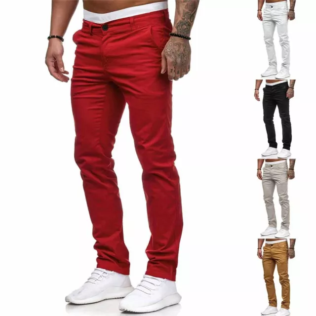 Male Mens Jeans Clothes All Waist Sizes Autumn Casual Pants Chinos Trousers Holt