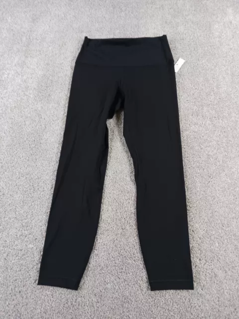 Lululemon Align HR 25" Women's Activewear Pants Size 8 24x24 Black Solid NWOT