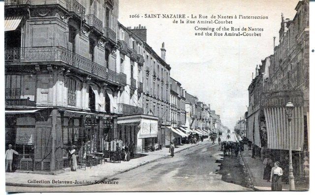 Tirage Vintage De Saint-Nazaire Légendé - Photo D'époque Circa 1900 - Format 8x11 Cm - Tirage Original Ancien France