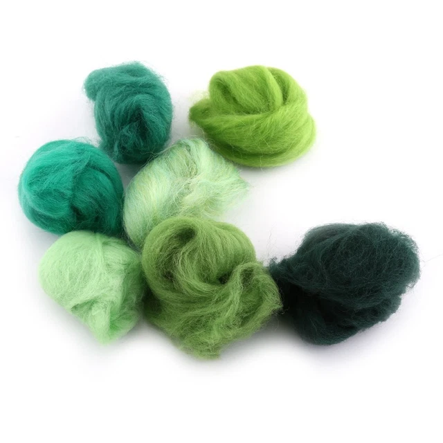 36 Colori Feltratura Lana Di Fibre Tinte Roving Filato Filato