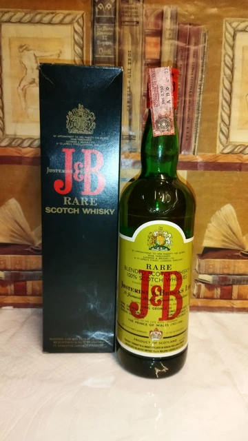 Whisky J&B Rare Justerini & Brooks 75cl 43% Anni 70 imp. Dateo Import Con Box