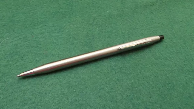 Classic Cross Century ballpoint, satin, steel brushed