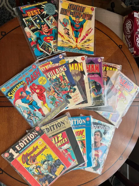 DC Limited Collectors' Edition / Famous First Editions / Superman II Lot