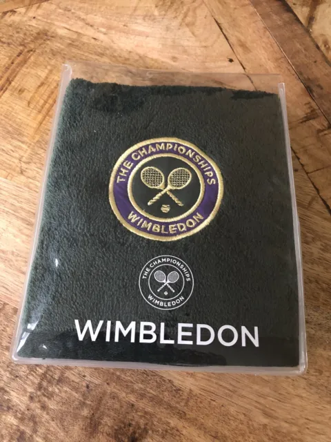 Brand New In Bag Wimbledon Christy Guest towel 40cm X 70cm Forest Green