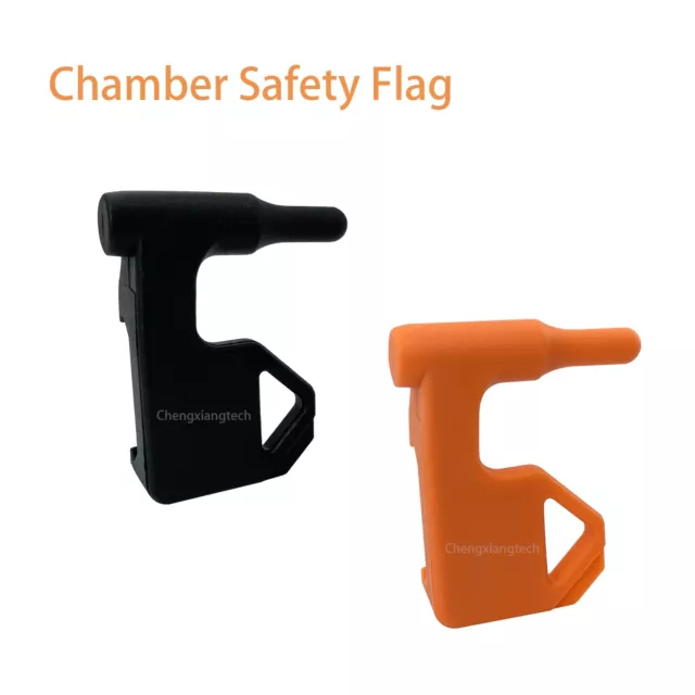 Orange Firearm Chamber Safety Flag Empty Chamber for shooting  Rifle Handgun