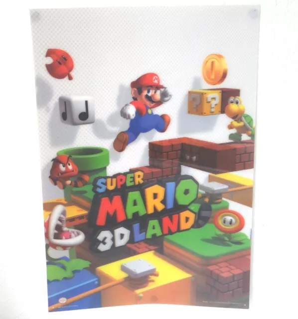 Officially Licensed Super Mario Odyssey 2-SIDED Poster Nintendo Switch  Promo Art