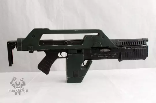 Best KIT M41A Aliens Pulse Rifle Lifesize Forjadict3d Replica 3d Printed FanArt