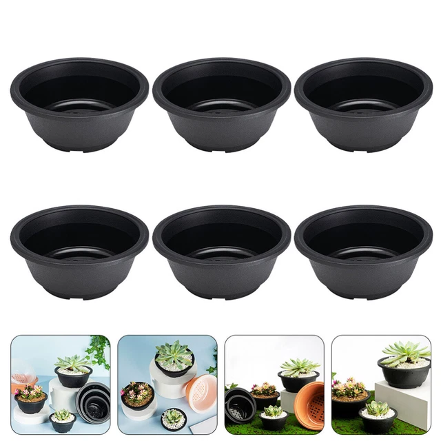 5 vasi da fiori in plastica, vasi da fiori/piante in plastica