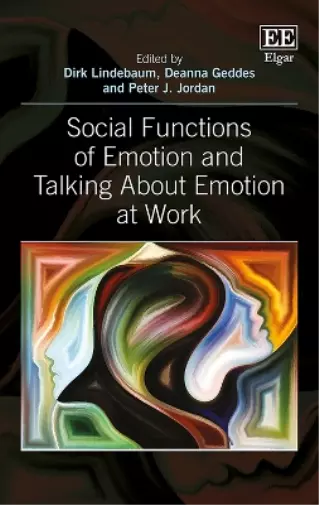 Dirk Lindebaum Social Functions of Emotion and Talking About Emotion at  (Relié)