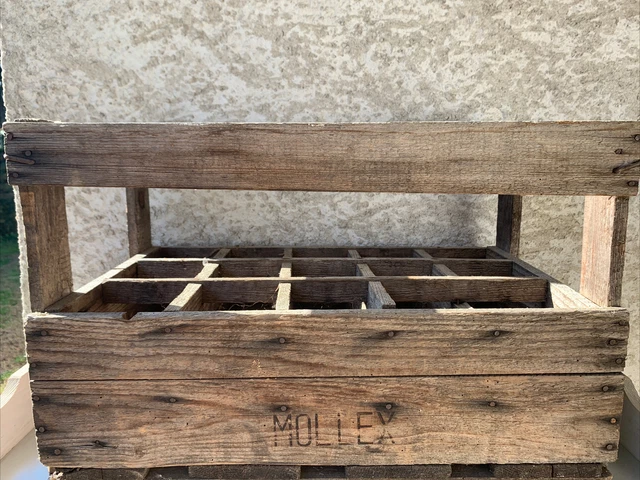 Ancien Casier A Bouteilles En Bois ZU VERKAUFEN! - PicClick DE