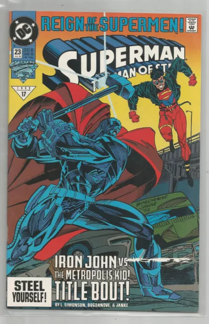 Superman Man Of Steel # 23 * Reign Of Superman   * Dc Comics * 1993