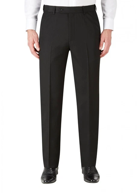 Pantalon Noir Homme Chefdeville Taille W38 L34 - Occasion Très Bon état