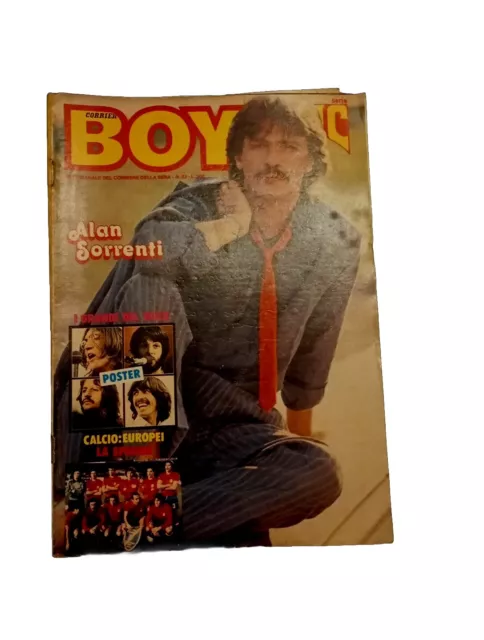 CORRIER BOY MUSIC nr. 22 del 1980 COVER ALAN SORRENTI Compl. Poster Dei Beatles.