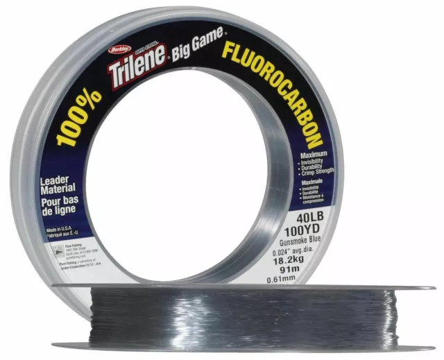 Berkley Trilene Fluorocarbon Big Game Leader Line - All BSs