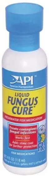 API Liquide Fungus Cure Eau Douce Poisson Médicaments pour Aquariums, 118ml