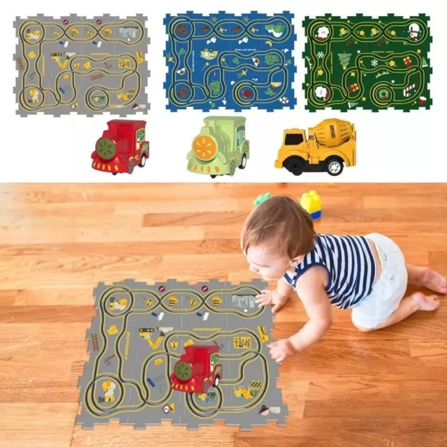 Electric Children's Track Puzzles Toy Fun Educational Puzzle Play Set  Children
