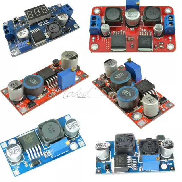 XL6009 DC Adjustable Step Up Down Boost Power Converter Module Replace LM2596