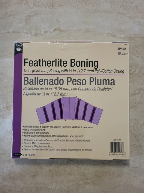 Huesado Dritz Featherlite 12 yardas-blanco, 565R