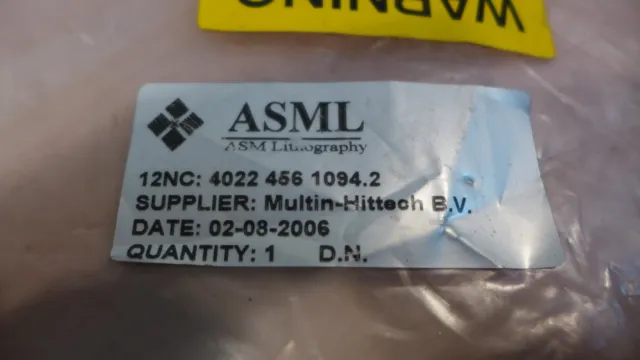 ASML 4022.456.1094 Wafer Heater Assembly With ASML 4022.456.1144